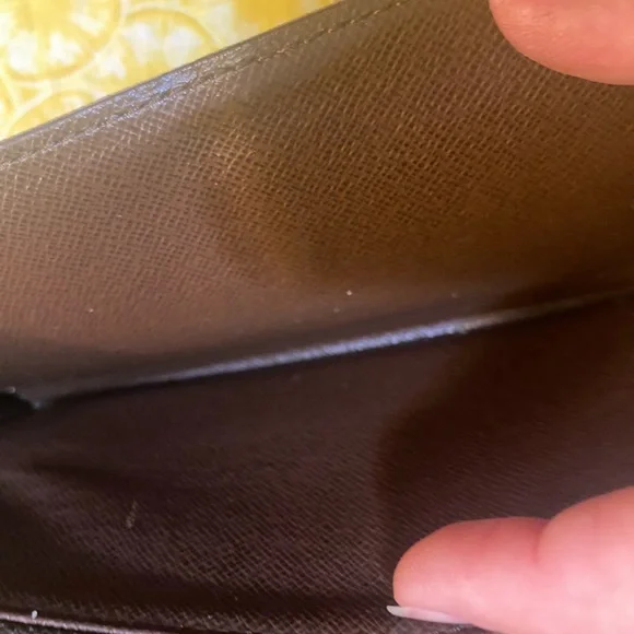 Louis Vuitton Damier Ebene Sarah wallet Authentic Project - Picture 5 of 12
